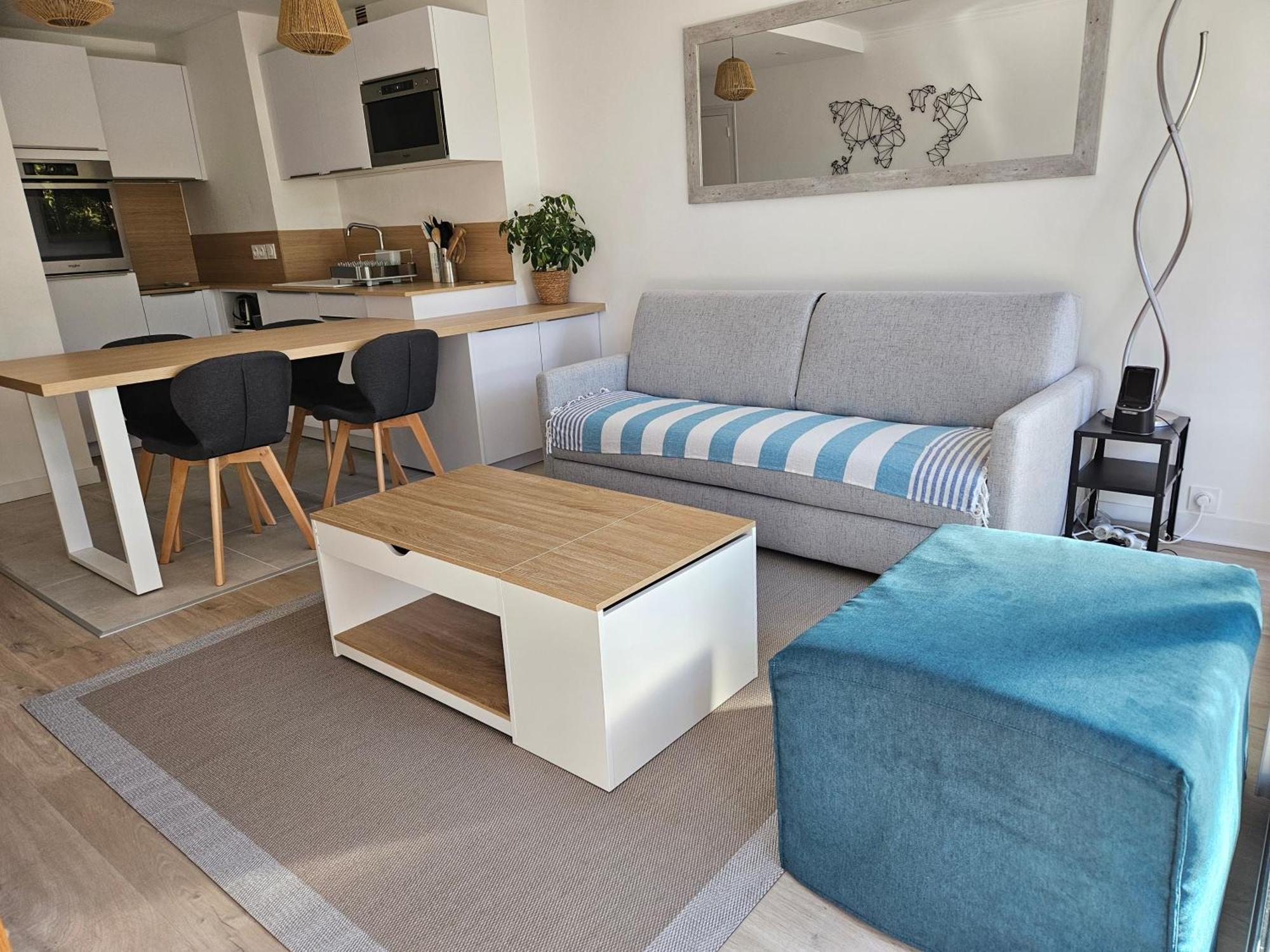 Le Capitole - Studio Plage Benoit Dans Residence Face Mer La Baule-Escoublac Zewnętrze zdjęcie