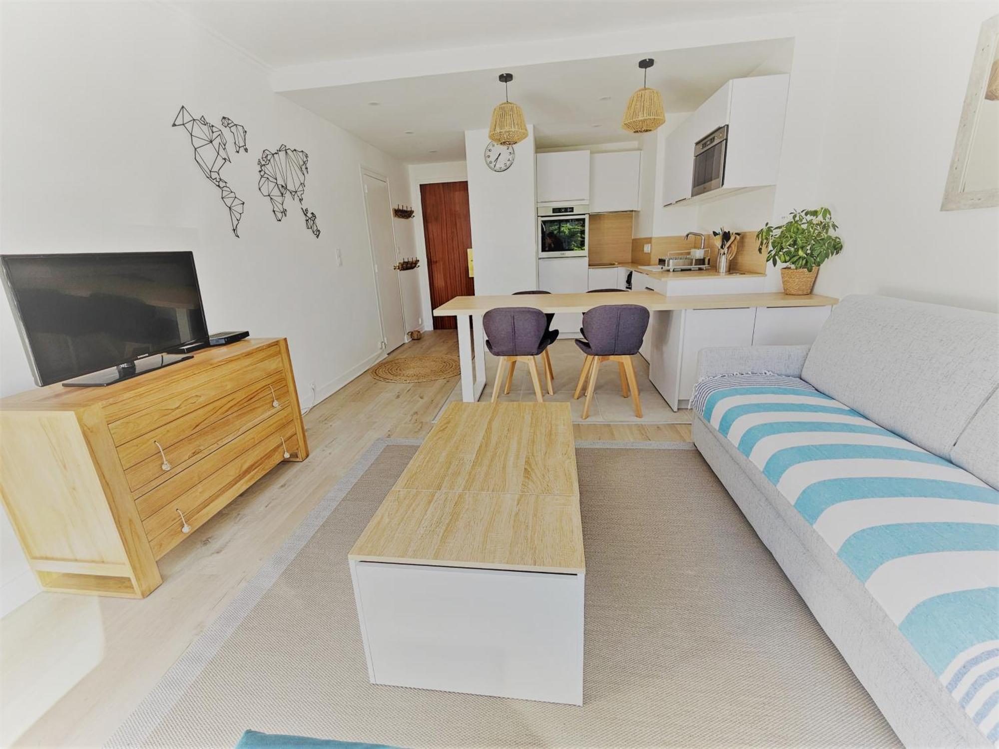 Le Capitole - Studio Plage Benoit Dans Residence Face Mer La Baule-Escoublac Zewnętrze zdjęcie