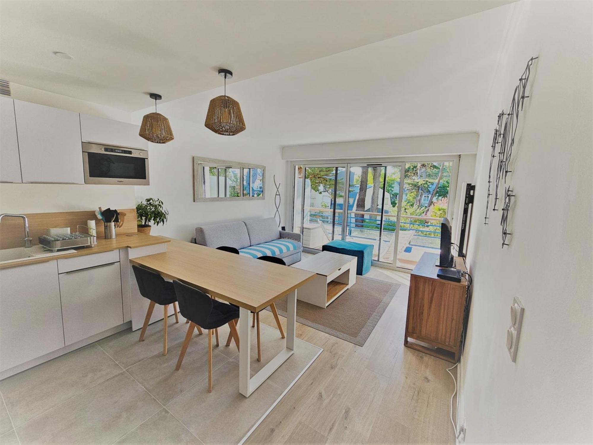 Le Capitole - Studio Plage Benoit Dans Residence Face Mer La Baule-Escoublac Zewnętrze zdjęcie